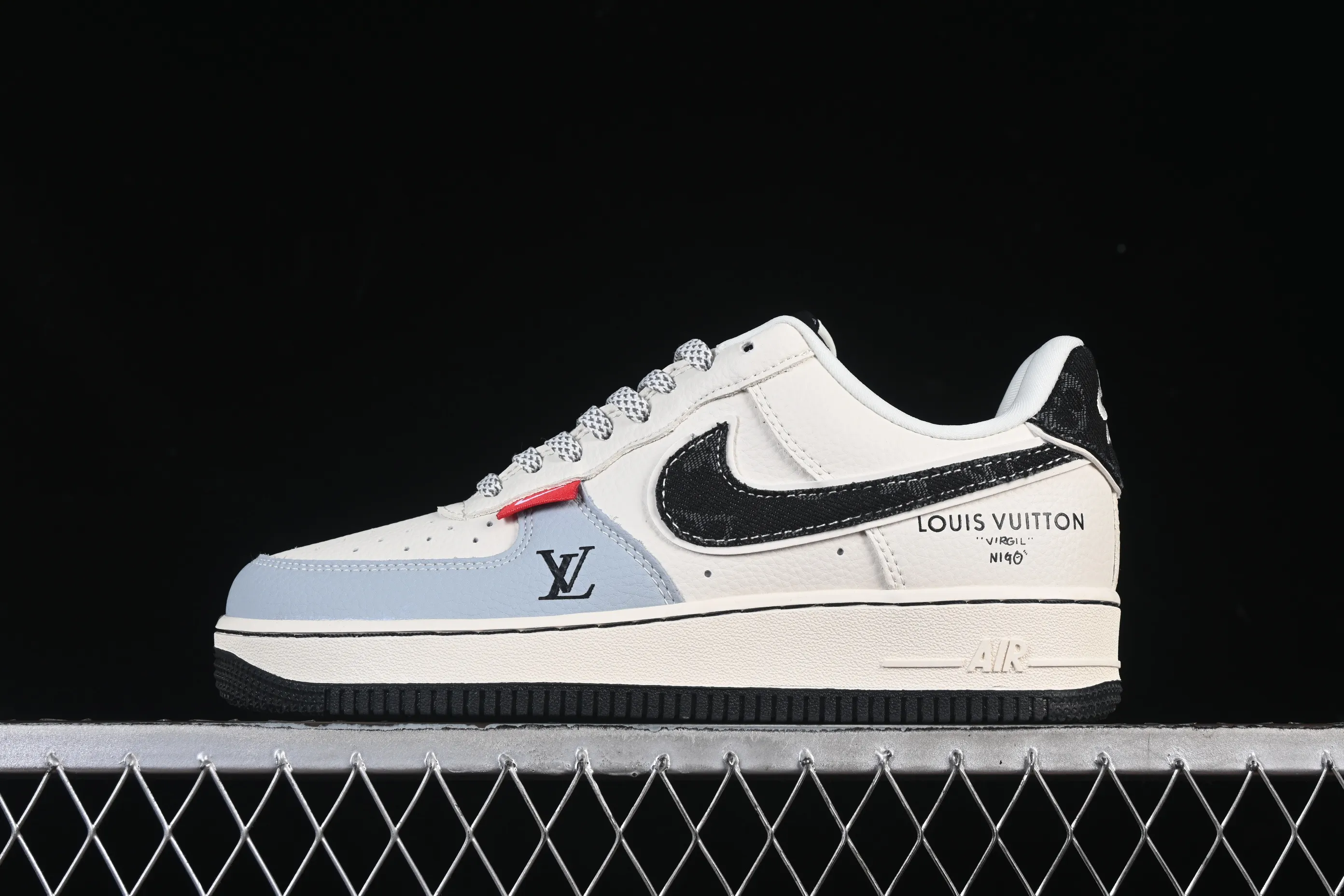 All categories Nk Air Force 1 Air Force series Nk Air Force 1 Low Air Force low top Nike Air Force 1'07 Low joint beige denim hook Air Force 1 low top casual sneakers DD1982-320